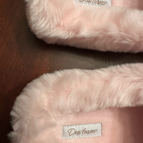 Dearfoams Classic Women's Soft Pink Slippers Sz. 11-12/XL - Picture 4 of 6